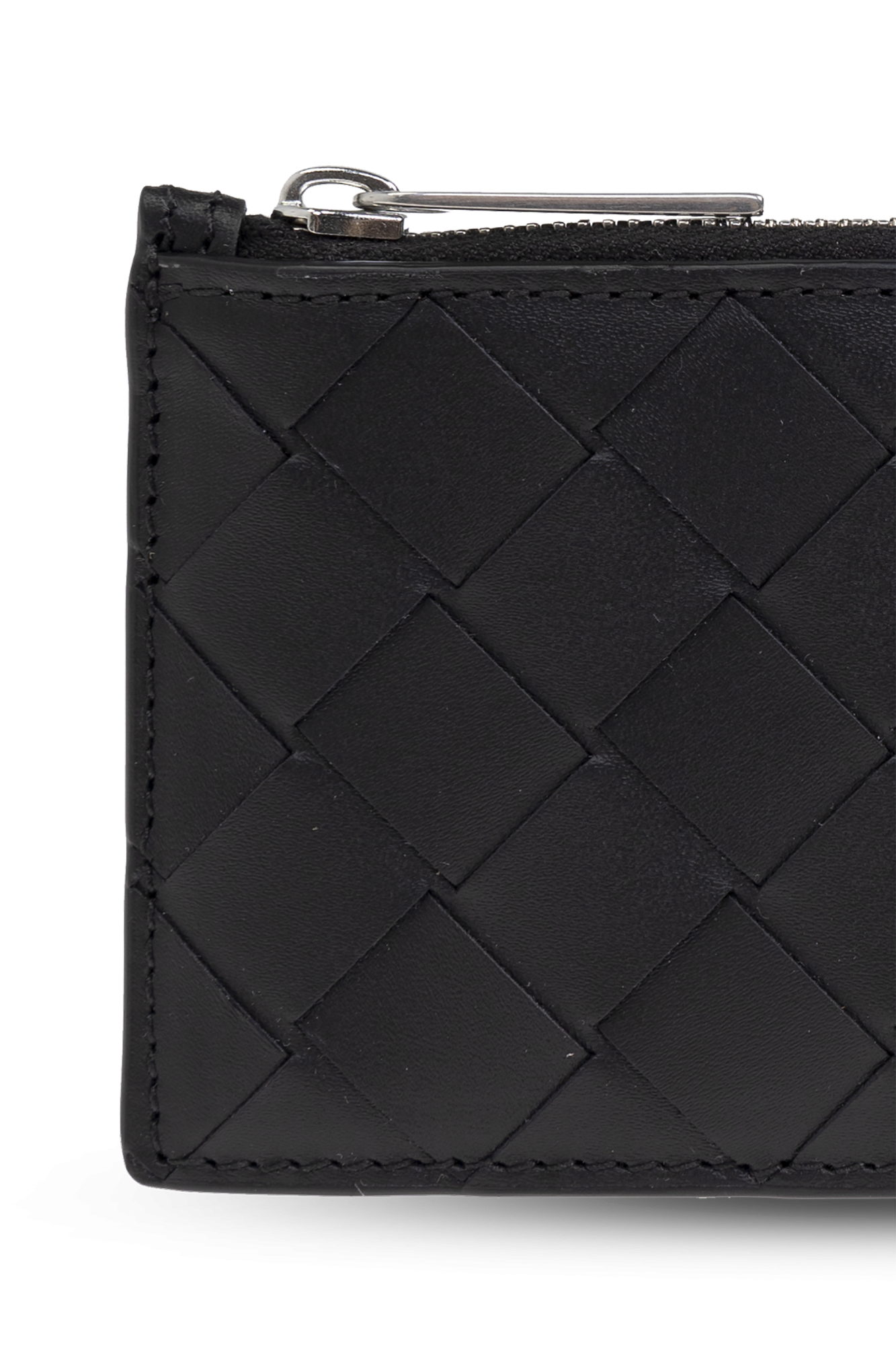 Black Leather card case Bottega Veneta - Vitkac Canada
